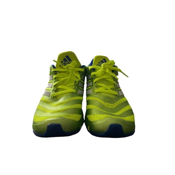 Adidas SpringBlade Women’s Size 4.5 Neón Green And Blue - Picture 3 of 7